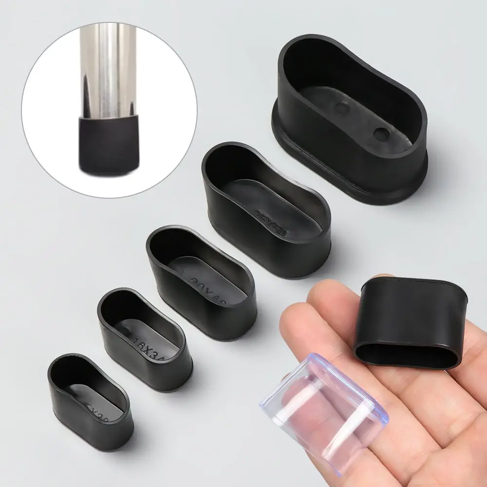 

4Pcs New Cups Round Bottom Socks Silicone Pads Non-Slip Covers Furniture Feet Chair Leg Caps