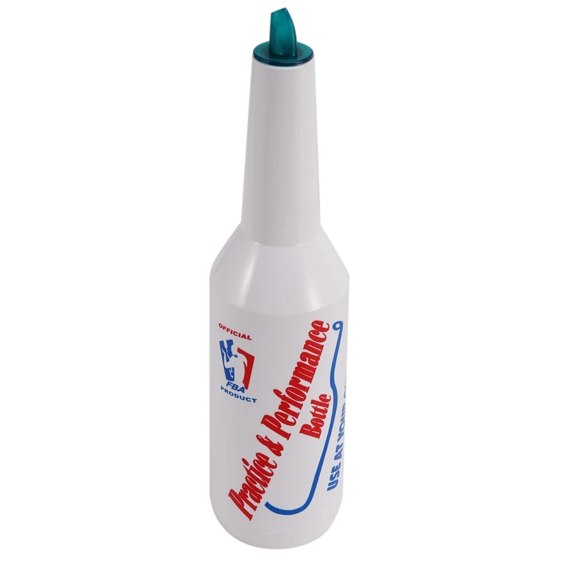 Белая профессиональная пластиковая прочная барная бутылка для тренировок Flair