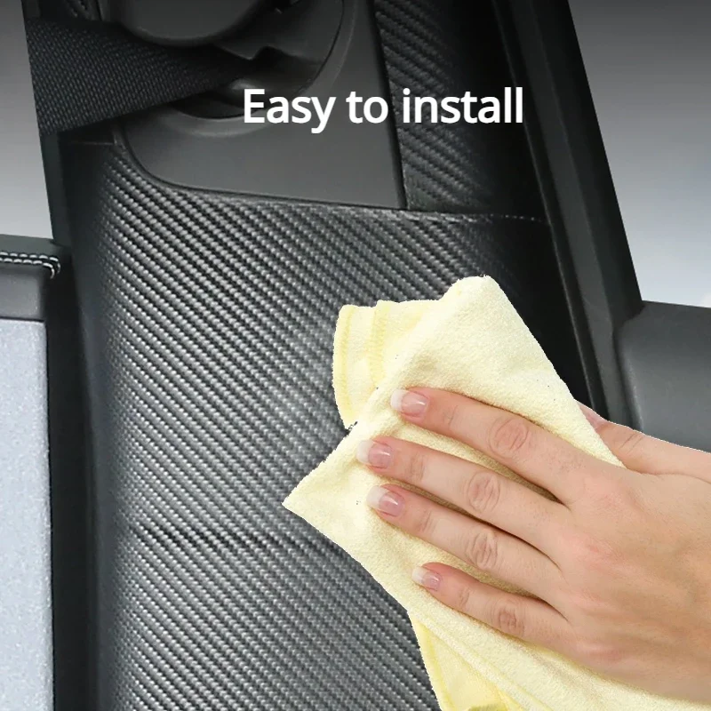 Для BYD Seal EV B стойка Анти--наклейка для столкновения кожаная Защита от царапин