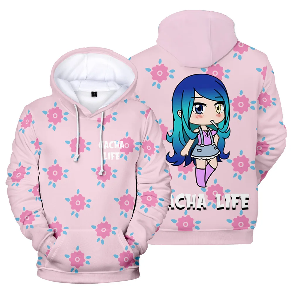 

Creative Fashion Funny Cartoon Gacha life Logo 3D printed Hoodies Men/Women Adult/Child Casual Sweatshirts Long Sleeve Pullovers