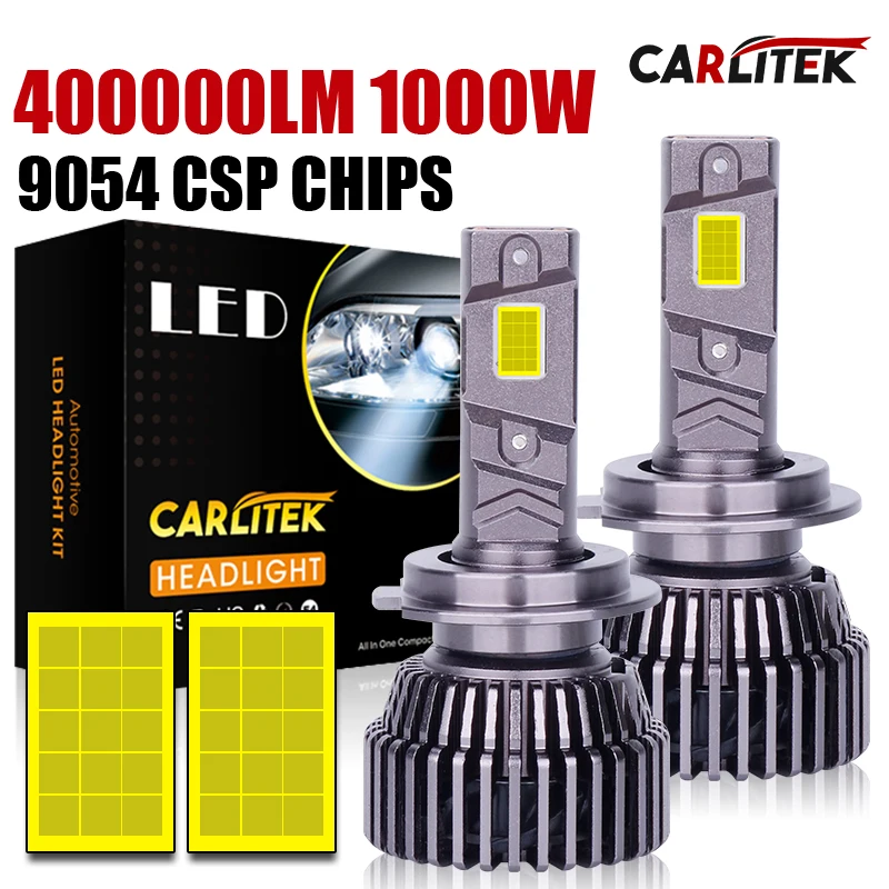 

Светодиодная лампа для фар H7 H4 H11 Canbus без ошибок H8 H9 HB3 HB4 9005 9006, светодиодная лампа для автомобильных противотуманных фар 9054 CSP 1000W Super PTF