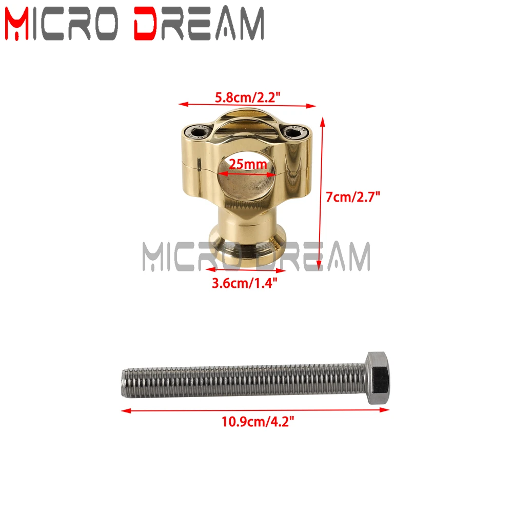 Универсальный зажим для руля VLX 600 VTX1800 ACE 750 25 мм