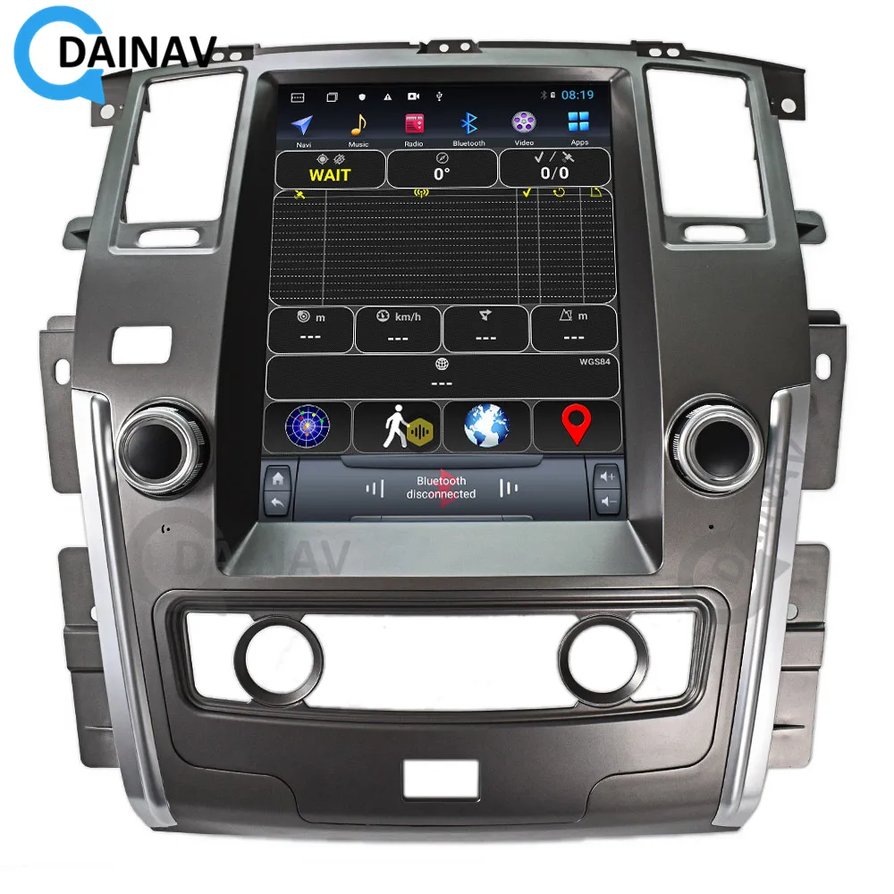 

Car radio multimedia player For NISSAN PATROL 2013-2017 multimedia stereo 12.1 inch vertical screen GPS navigation autoradio DVD