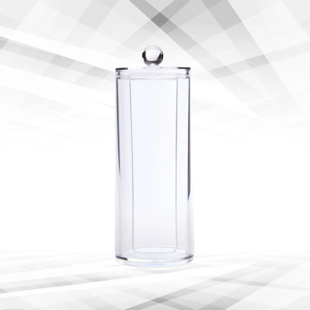 

Cotton Container Swab Storage Pad Pads Jars Jar Dispenser Containers Organizer Round Makeup Clear Apothecary Holder Box Canister