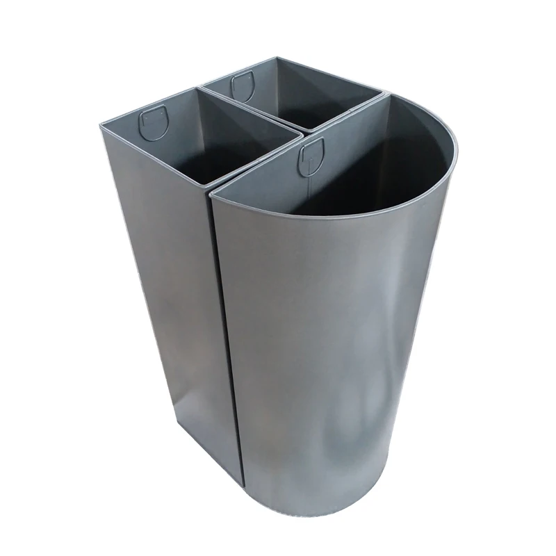 

Combined Triangular Stainless Steel Recycling Stations Recycle bin
