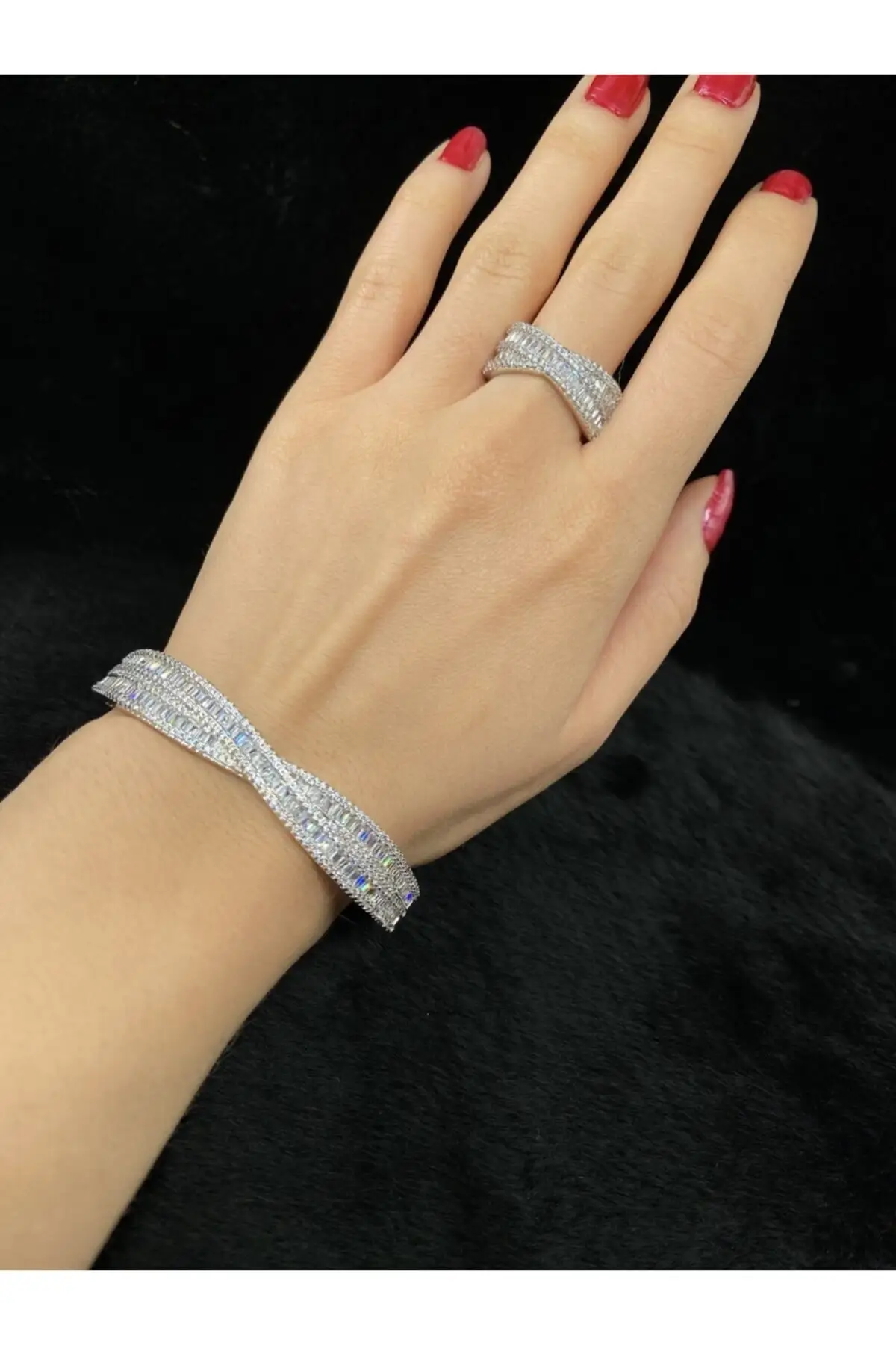 

Женское модное ювелирное изделие с серебряным цирконом, искусственное и кольцо с покрытием