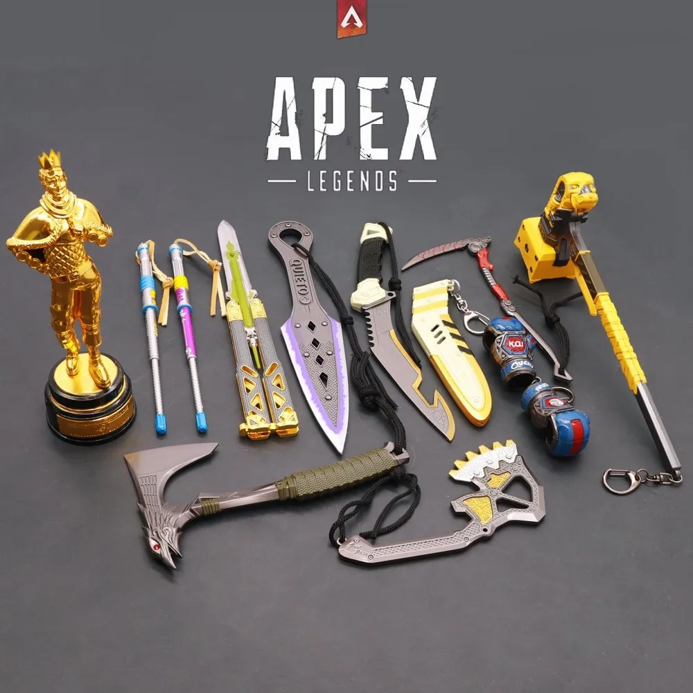 

27 стилей Apex Legend, нож-талисман, зольный меч, самурайский меч, модель искусственного оружия, складная игрушка для детей, подарок для мальчиков, игрушки