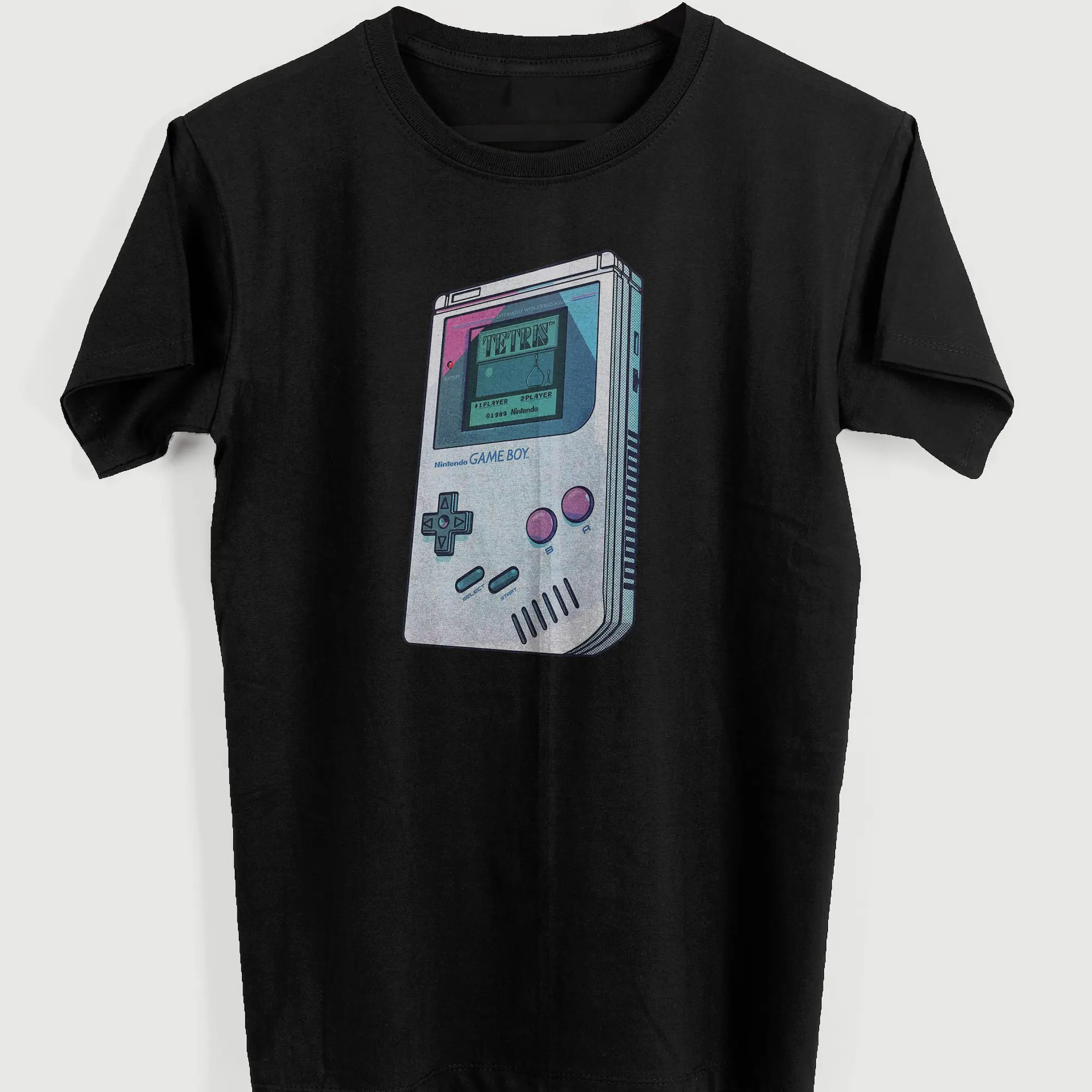 Gameboy консоль Футболка Топ дизайн для женщин мужчин Ретро мода Винтаж S856