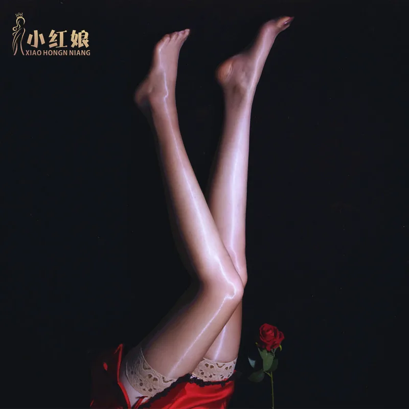 

1 d smooth glossy stockings tiptoe transparent over-the-knee stealth non-trace ultra-thin aurora stockings