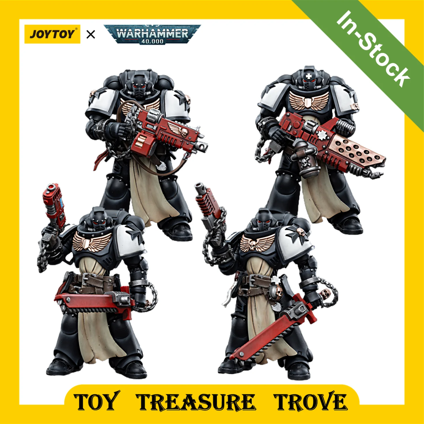 Black Templars Army Primaris Crusader Squad Anime Military Model Toy Gift Room Decoration