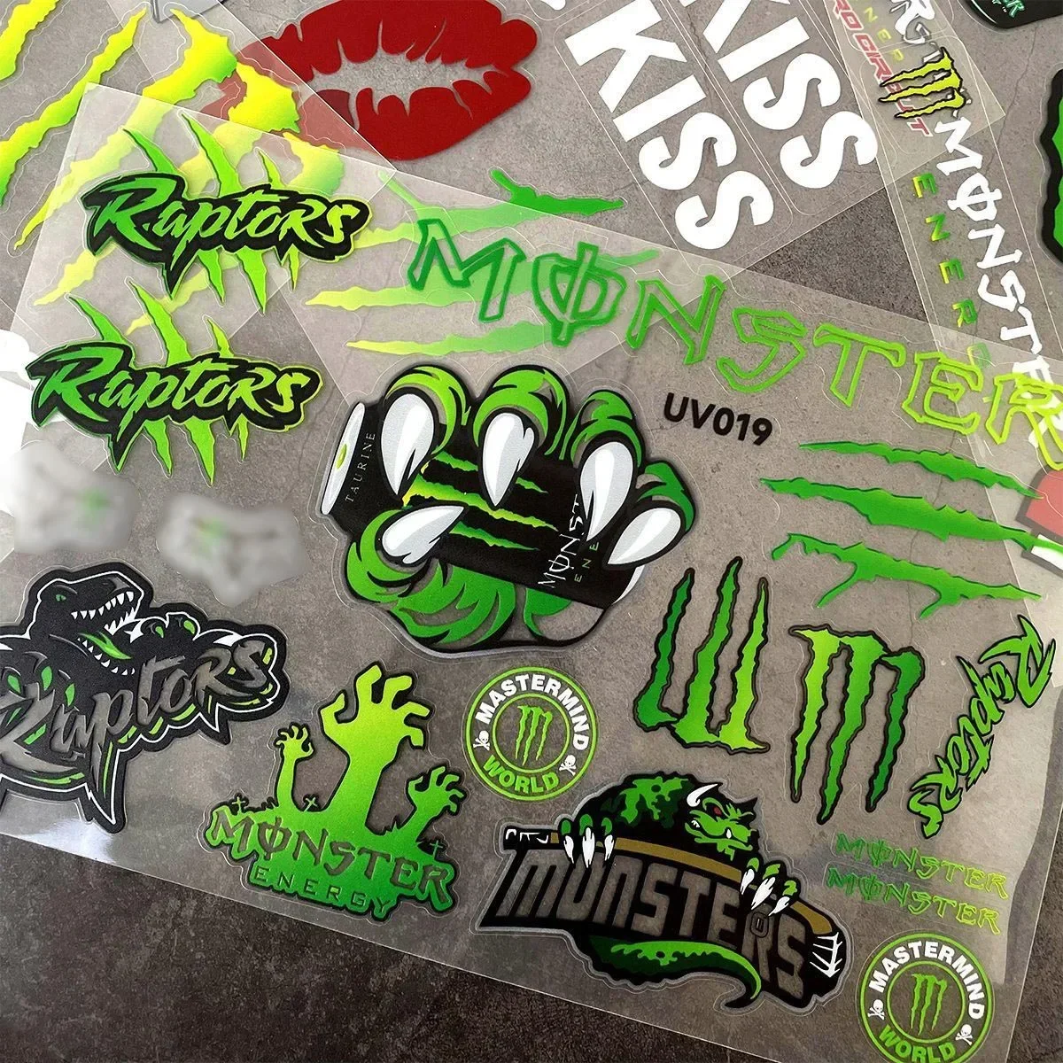 Новые светоотражающие наклейки Monster Energy для автомобиля мотоциклетный шлем