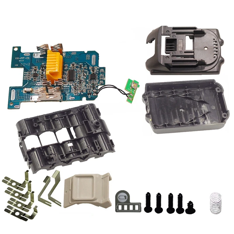 Чехол для батареи Top-DIY обнаружение защиты одной ячейки BMS Makita 18 В BL1830 BL1820 BL1815 BL1860B
