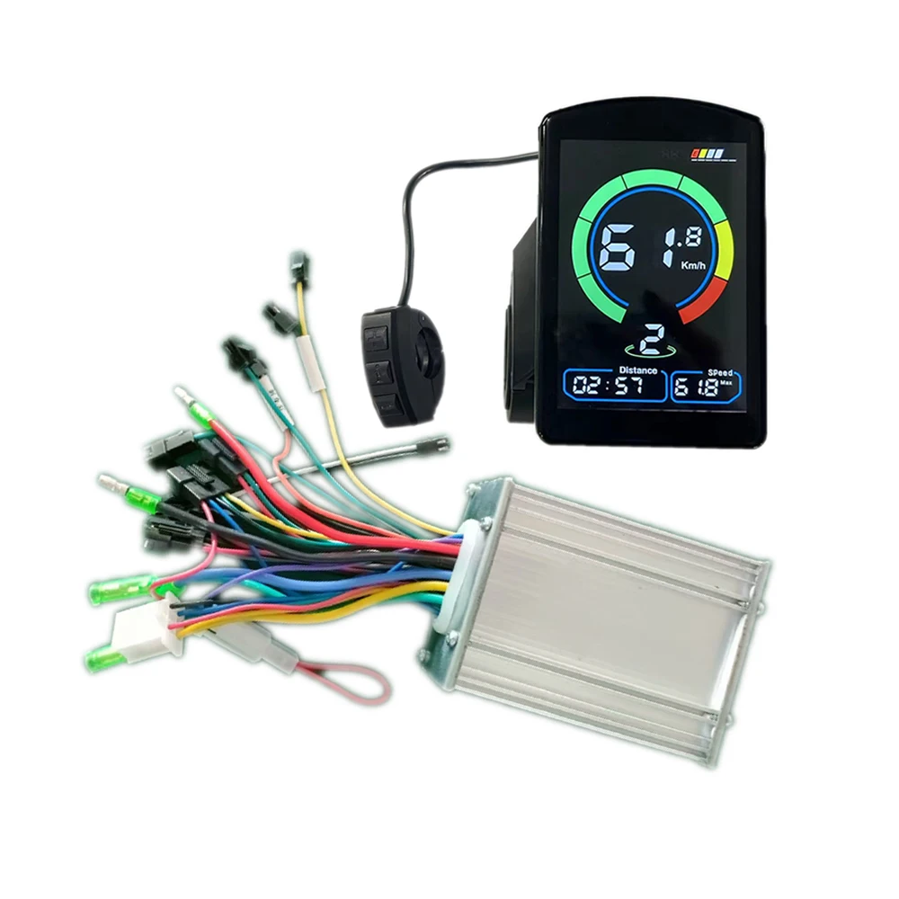 Цветной ЖК-дисплей для электровелосипеда 24 В/36 В/48 В/52 в/60 в