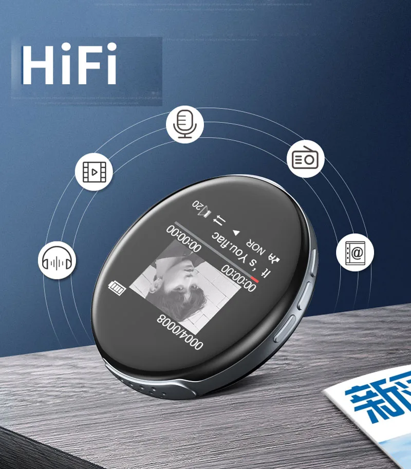 Оригинальный MP3-плеер RUIZU M1 Sport Bluetooth 8 ГБ/16 ГБ с поддержкой экрана FM запись