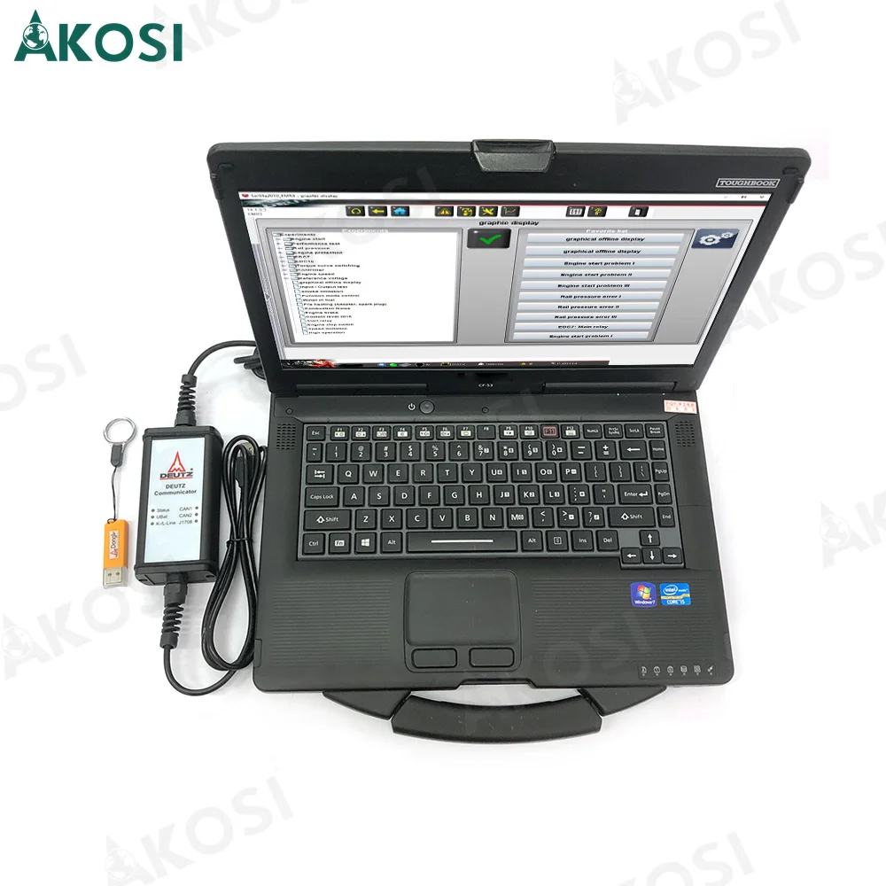 Интерфейсные контроллеры Deutz диагностический сканер EMR2 3 4 для serdia 2010 EMR MD1 level6 dongle +