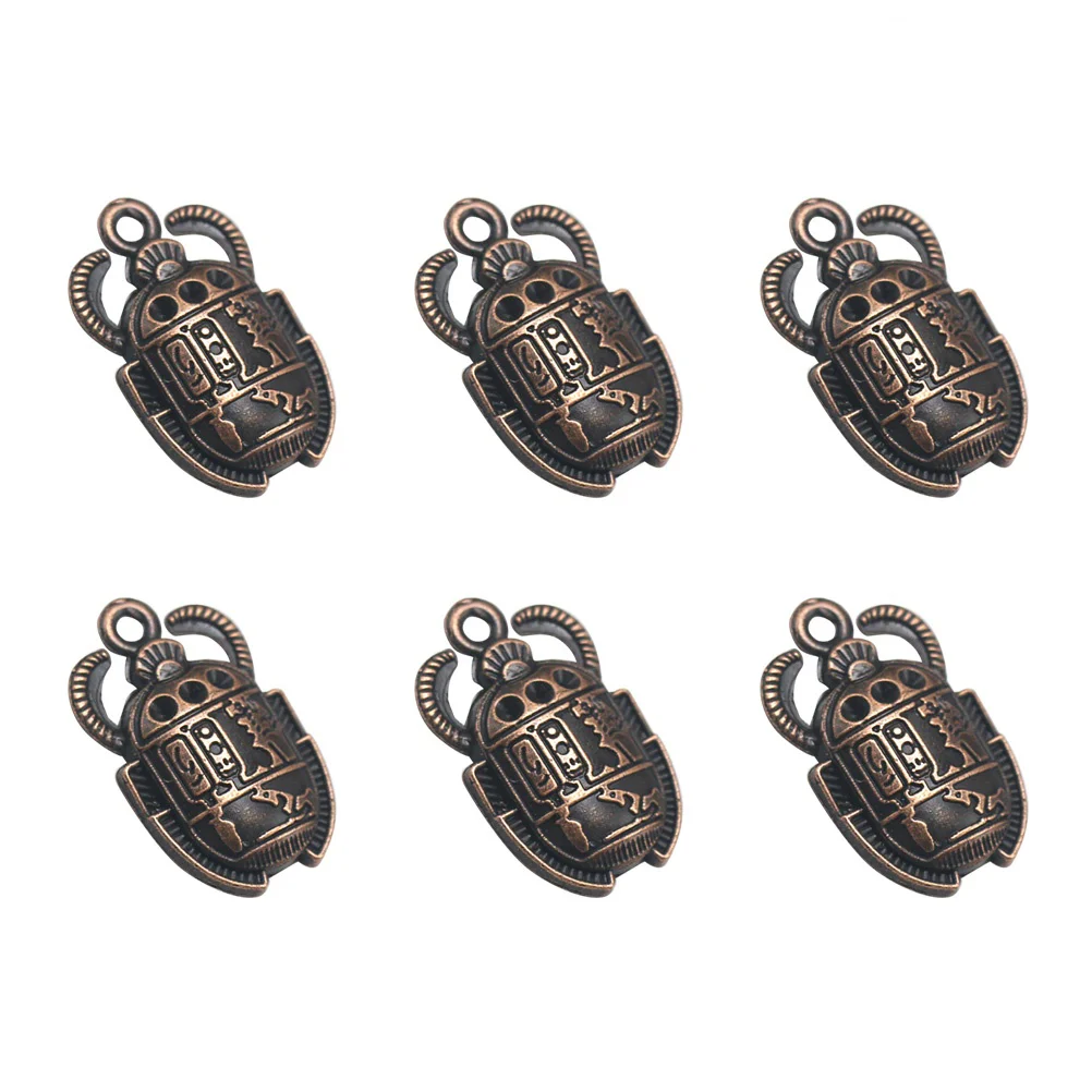 100 Pcs Retro Earrings Charm Pendant Number Jewelry Making Pendants Alloy DIY Charms Set