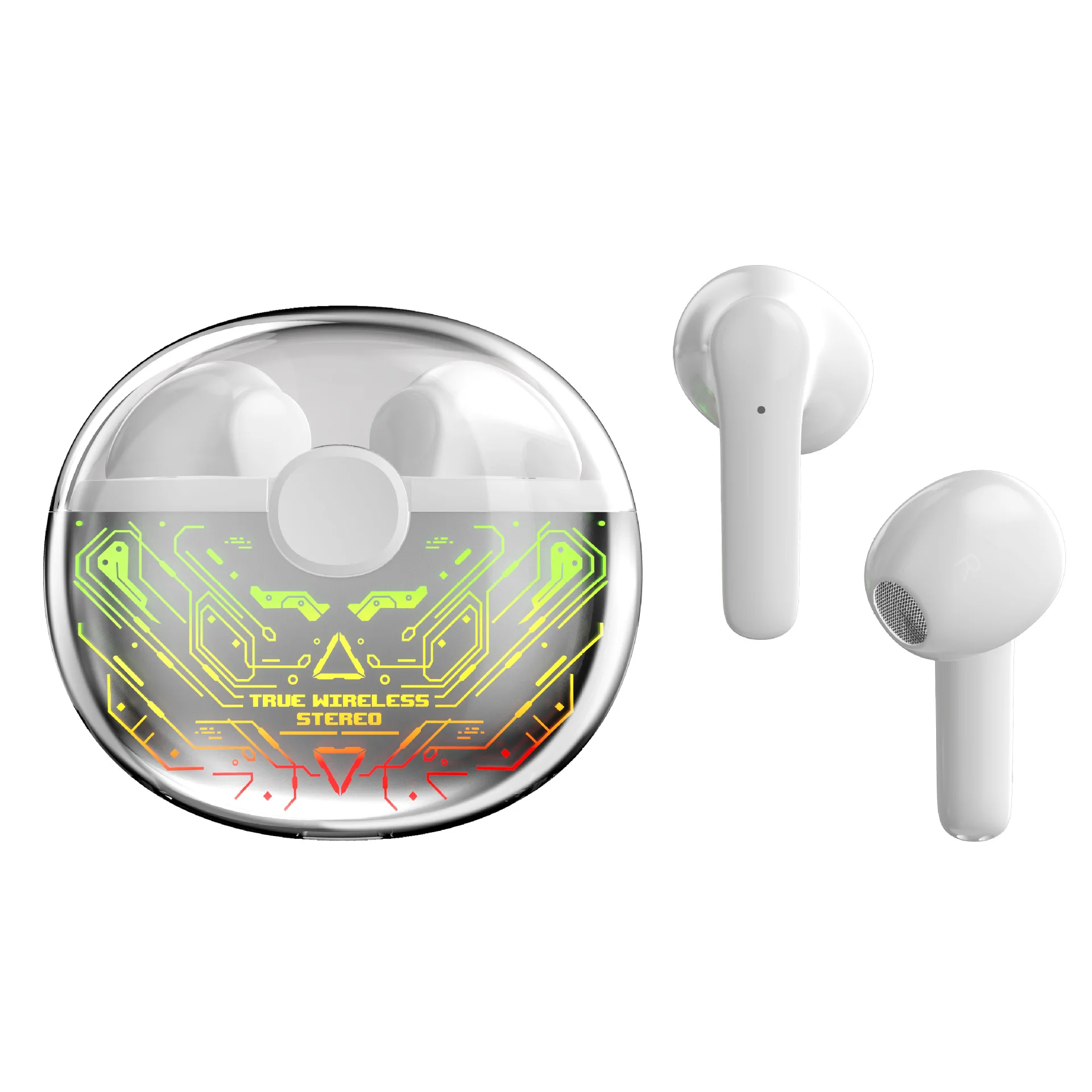 

Wireless headphones touch Bluetooth headset RGB luminous breathing light color changing LED charging box waterproof ipx5 014