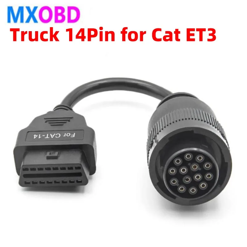 

CAT ET3 14-контактный адаптерный кабель 14-контактный диагностический инструмент третьего поколения четвертого поколения Cat ET14 Pin для Caterpillar