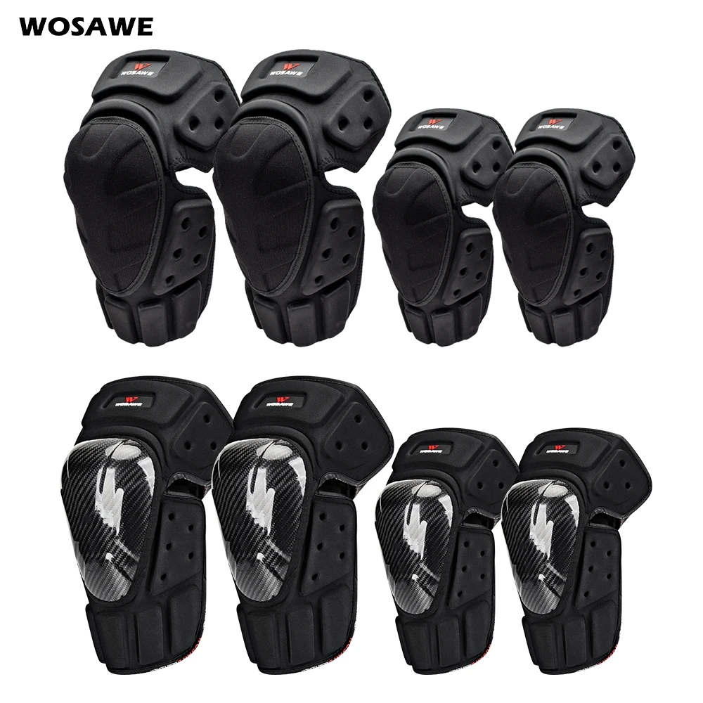 

WOSAWE Adjustable Motorcycle Knee Protector Motocross Knee Guards Riding Cycling Skating Ski Knee Pads Kneepads Brace Support