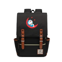 cartoon doraemon backpacks for teenager boys girls student school bags unisex laptop backpack travel daypack mochila