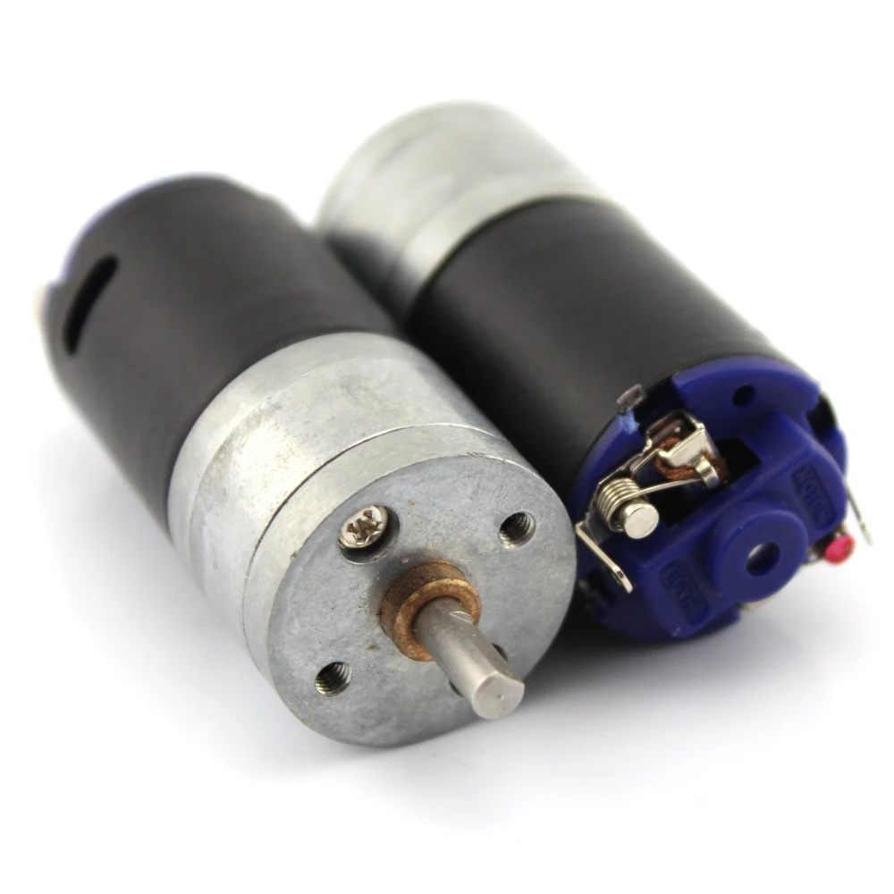 1 шт. микро 25 мм DC 6В-12В 980 об/мин большой крутящий момент Электрический редуктор мини полностью металлический Редуктор 4 мм вал DIY гусеница модель автомобиля