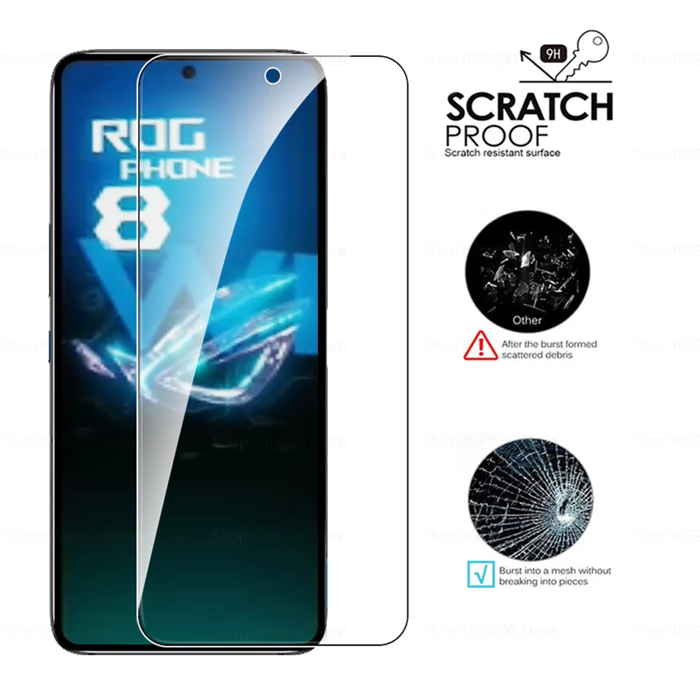 2 шт. HD чехол из закаленного стекла для защитных экранов ROG Phone 8 Phone8 Pro Phone8pro 5G