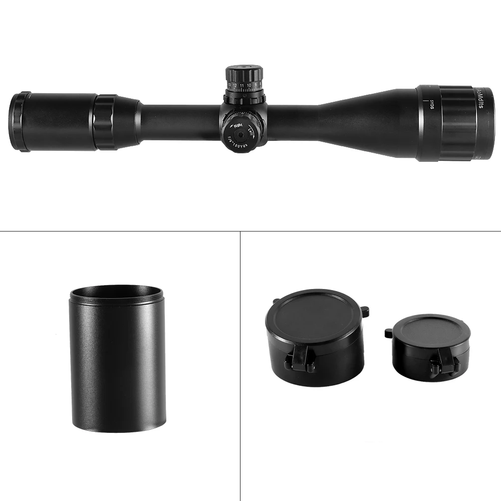 Тактический Оптический прицел LEAPER 3-9X40 оптический с красной зеленой синей точкой
