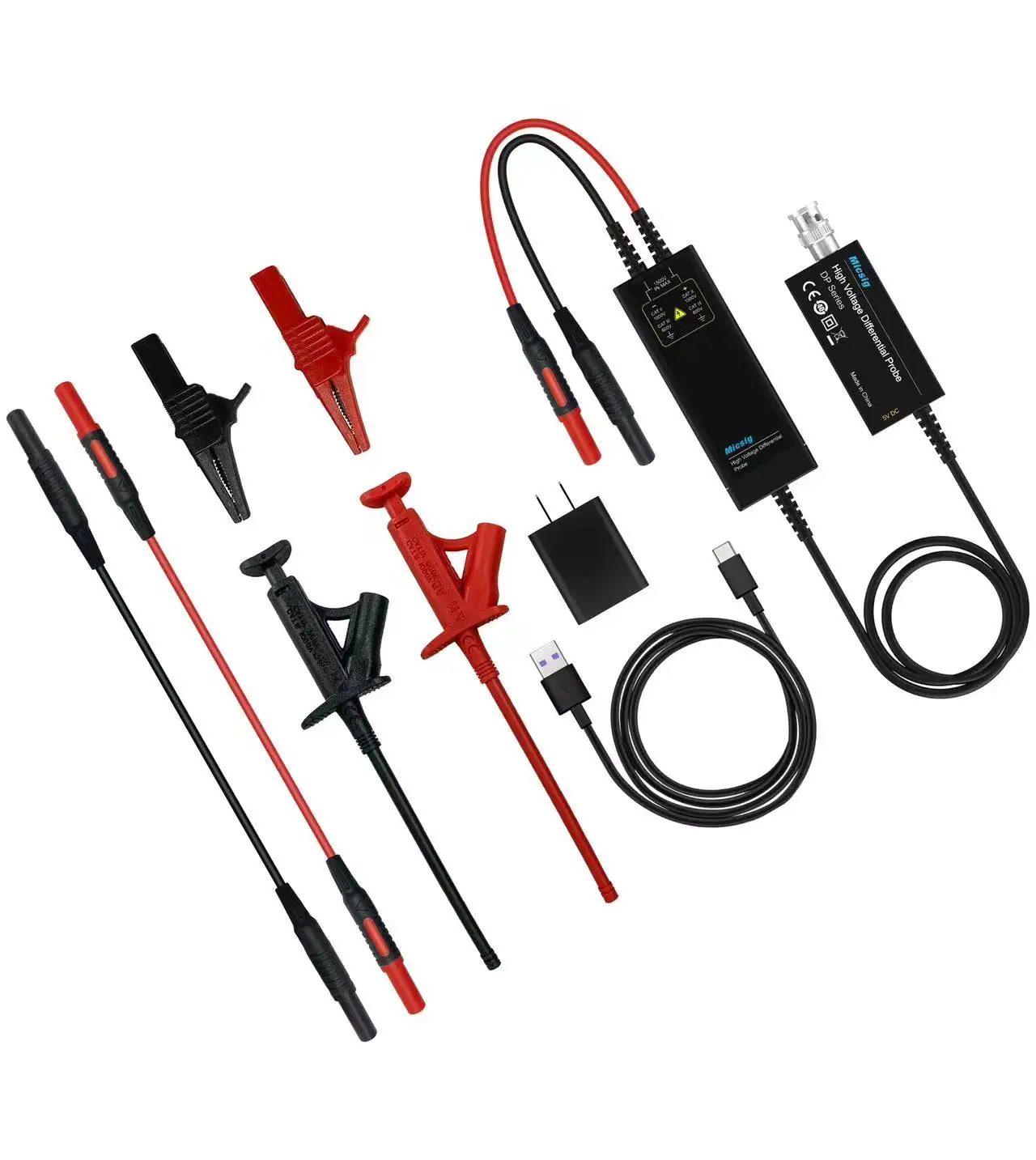 Фото Высоковольтный дифференциальный пробник Micsig DP10013(DP1500)DP1007(DP700) - комплект с временем восхода 3.5 нс и коэффициентом затухания 50X / 500X №2
