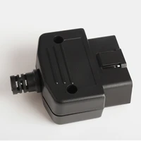 hot sale obd2 l type 16 pin sockets connector plug with shell and screw male auto car connector cable wire