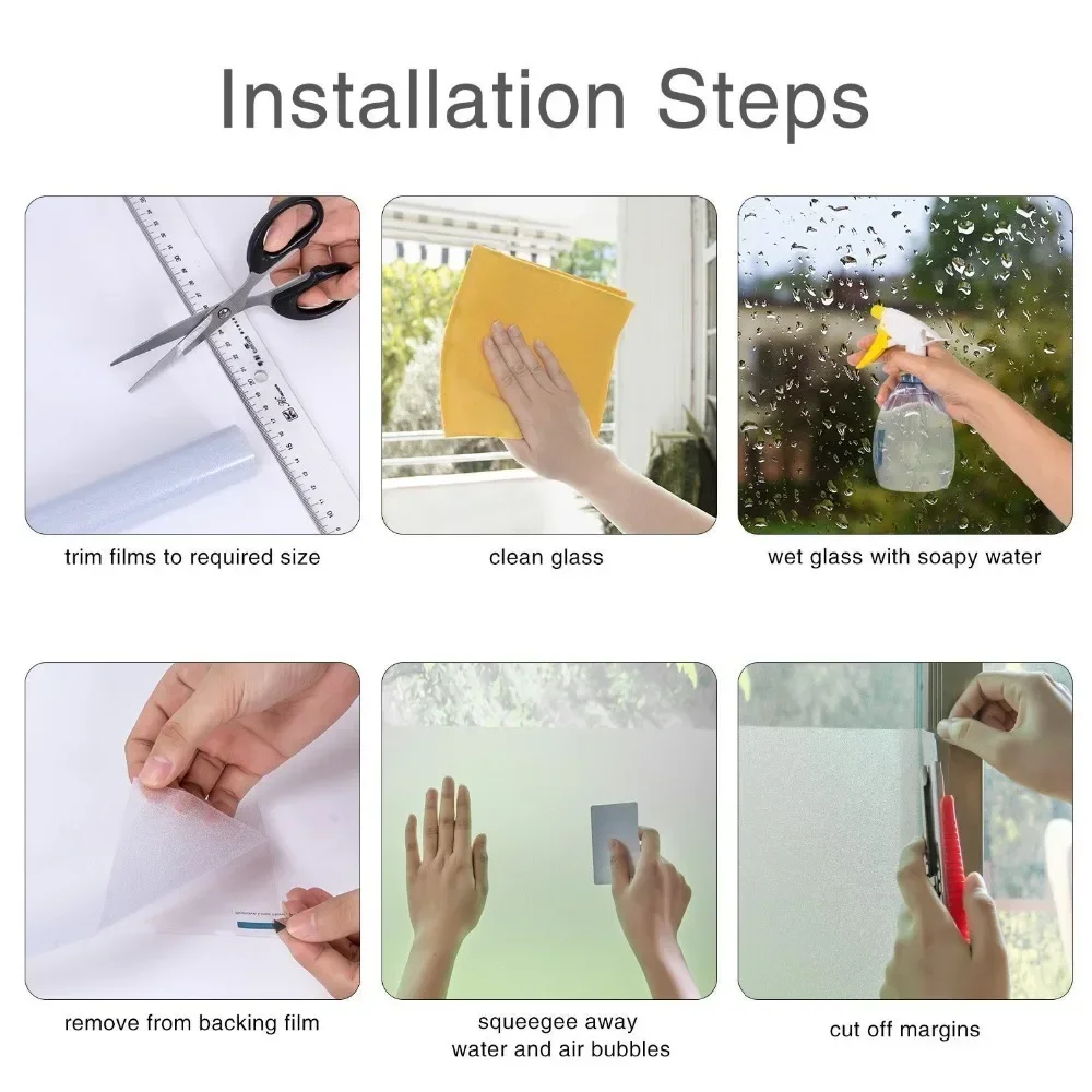 Декоративная оконная пленка без клея конфиденциальность милый кот и собака узор