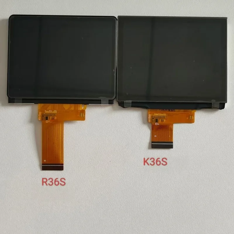 Фото Для R35S R36S 3,5-дюймовая игровая консоль HL-PGDM035HD-C-V2 Экран ЖК-дисплей без крышки Запасная часть №1