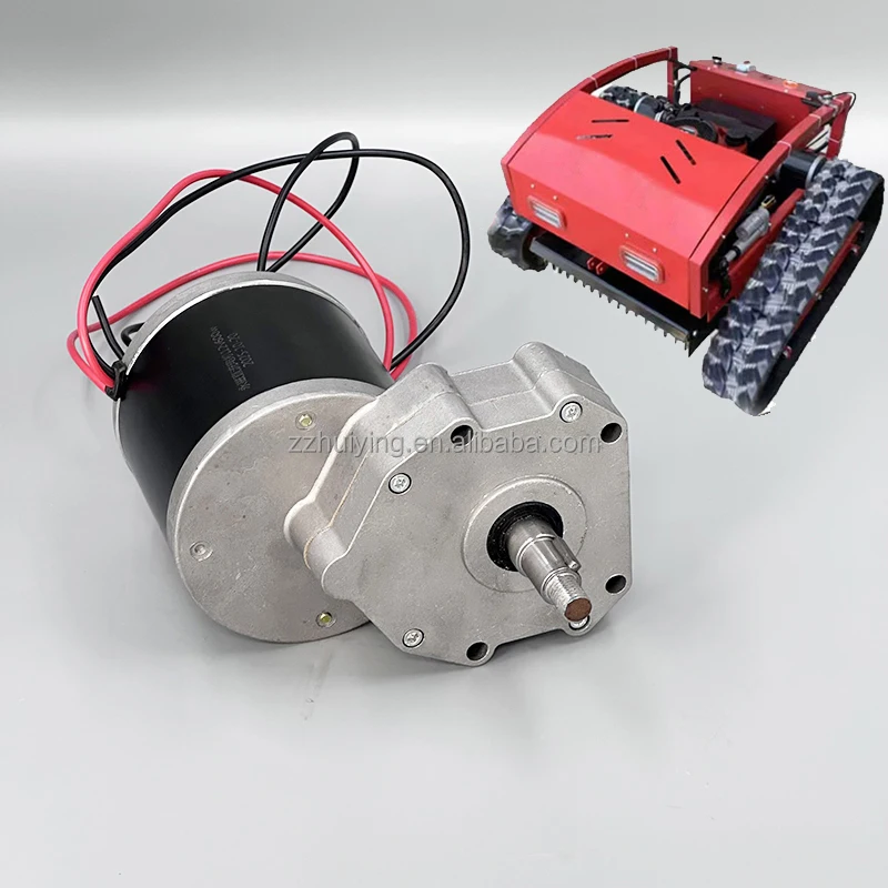 Фото Новинка! Электродвигатель для газонокосилки 350W 600W 800W DC 24V 12V, редукторный двигатель №4