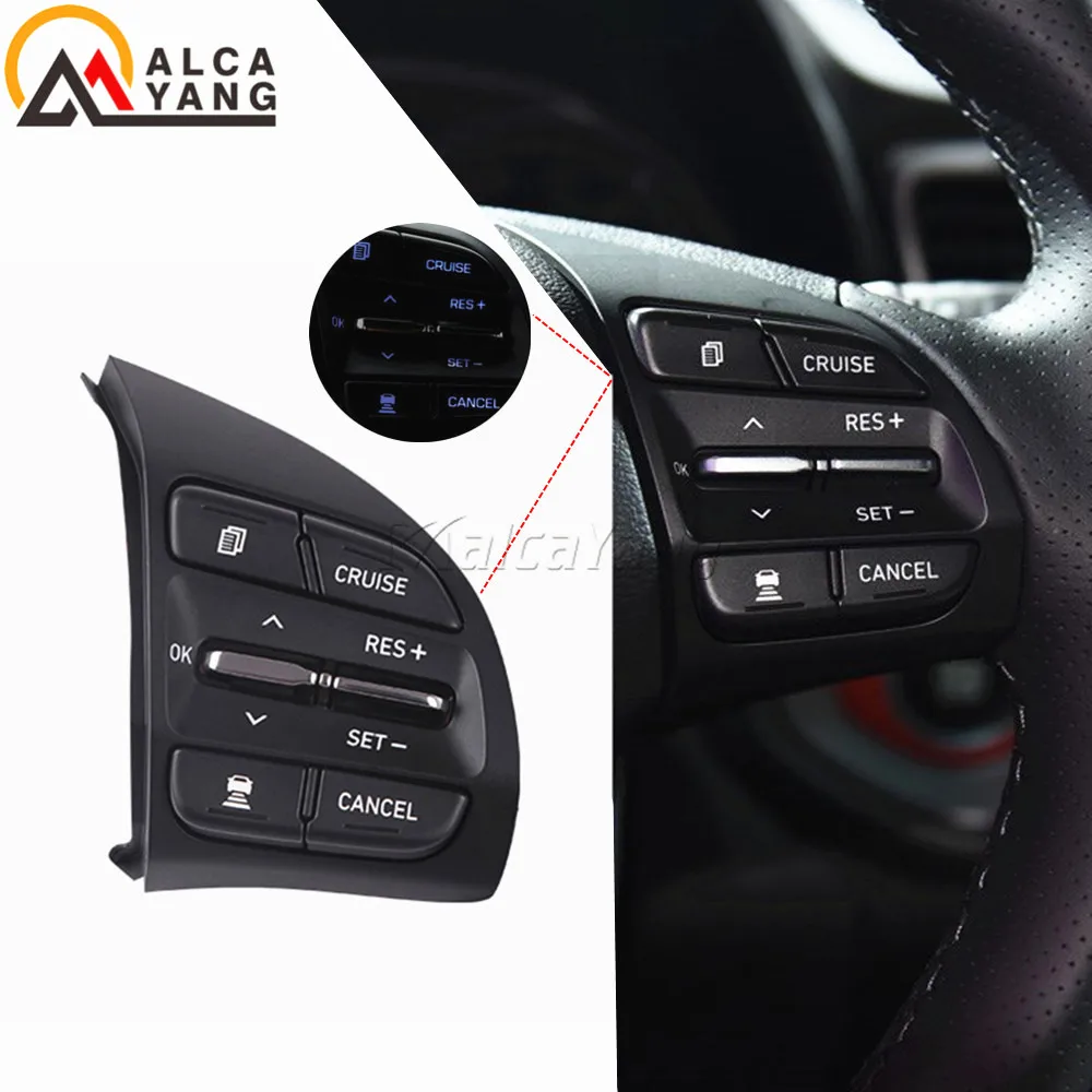 

96720-J1200 Car Cruise Control Steering Wheel Buttons Switch For Hyundai Veloster feisi 2018 1.6T Elantra 2019 GT 2017