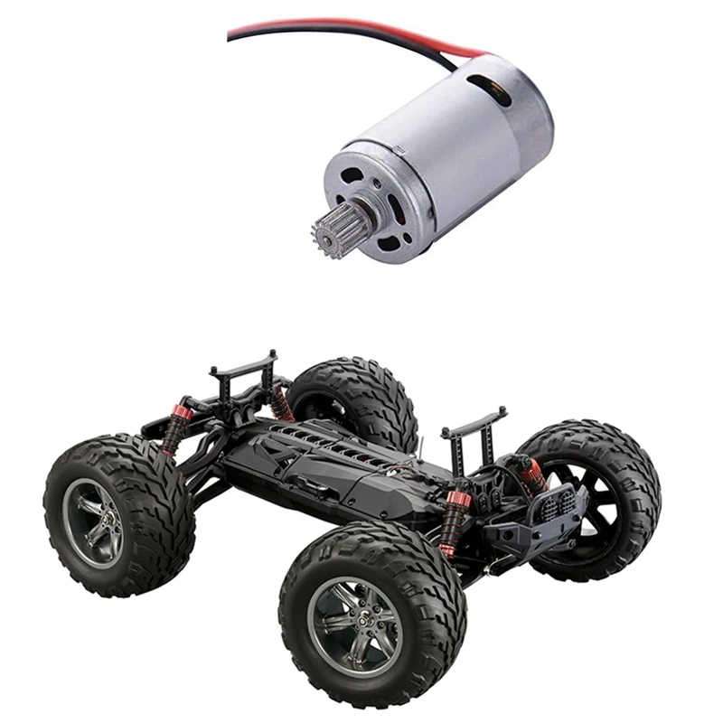 Двигатель 390 с шестерней для XLH XINLEHONG X9115 X9116 X9120 1/12 Monster Truck RC автомобильные запасные