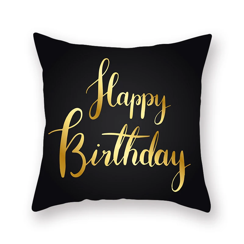 Модный чехол для подушки с английскими надписями мягкий полиэстеровый