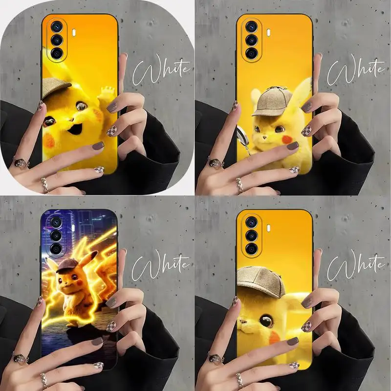 

Pokemon Pikachu Phone Case For Huawei P30 P50Pro P40 P20 P10 Plus Lite Pro Y5 Y6 Y7 Y8 PSMART 2019 2020 Fundas Shell