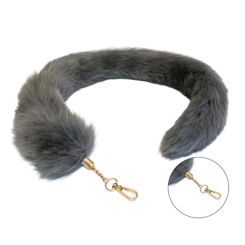 Плюшевый кулон с хвостом Kerchain милый пушистый брелок хвостами животных ювелирные