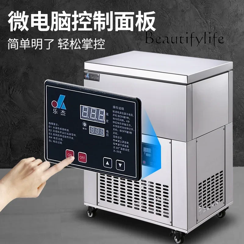 Машина для льда шесть бочек восемь коммерческая ледяная кирпичная машина