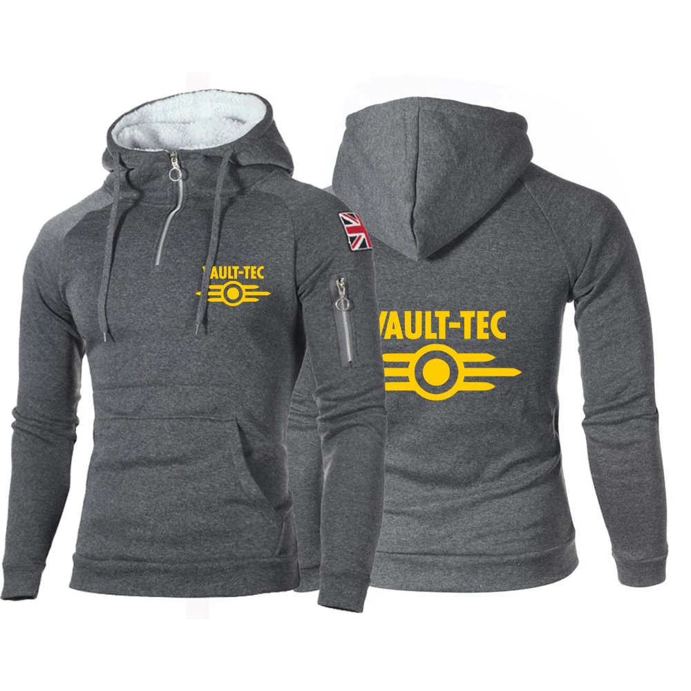 

Vault Tec Video Game Fallout 2 3 4 2023 New Men's Fitness Hoodies Cotton Long Sleeves High Quality All-Match Sweatshirts Coats