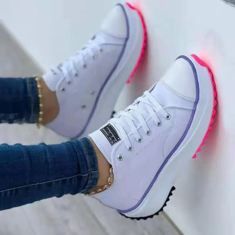 

Wedges Platform Women Sport Canvas Shoes 2022 Summer New Brand Sneakers Casual Flats Women Shoes Running Walking Ladies Zapatos