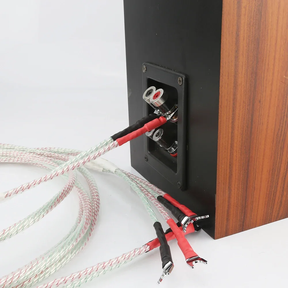 Пара акустических кабелей серии Nordost Valhalla HiFi 7N OCC аудиокабель для