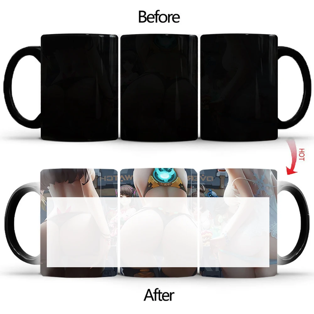 Керамическая кружка для кофе новейший дизайн 3 больших попки девочек BSKT-149