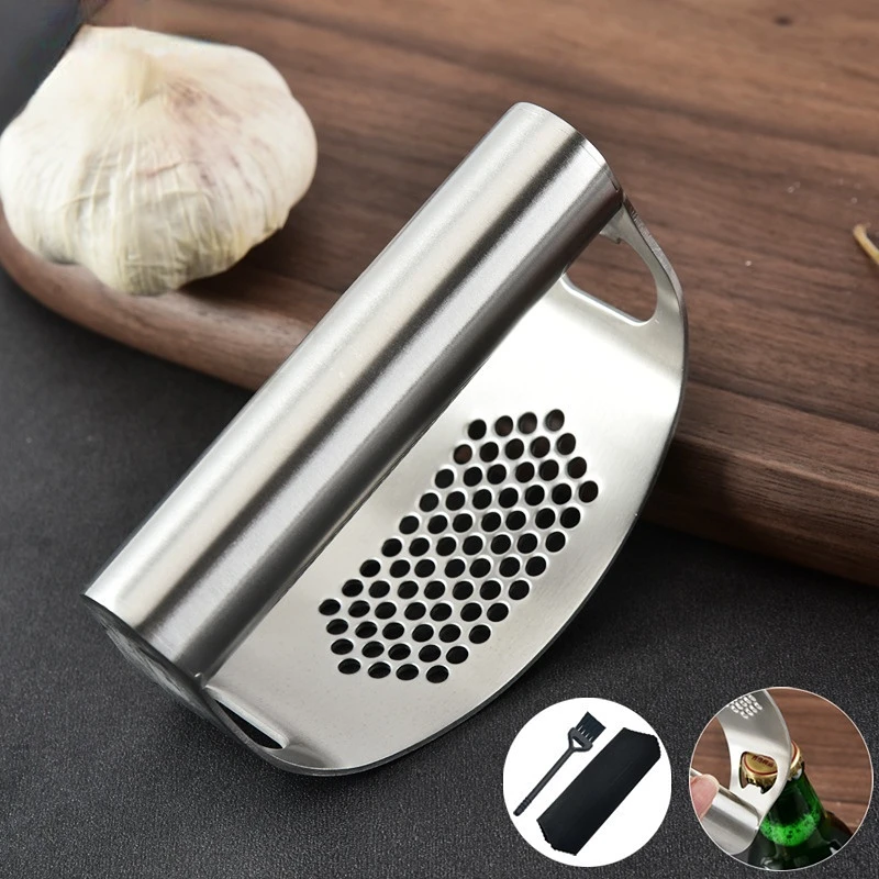 

Stainless Steel Garlic Press Rocker Garlic Rocker Crusher Garlic Chopper Mincer Press Kitchen Garlic Masher Kitchen Tools