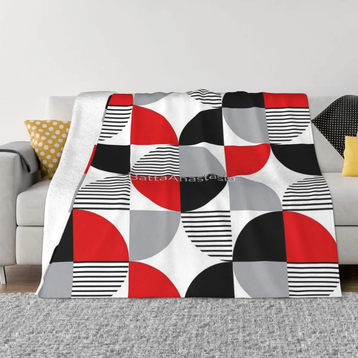 

Красочное геометрическое Мягкое микро Флисовое одеяло, милое теплое одеяло для кемпинга, не скатывается