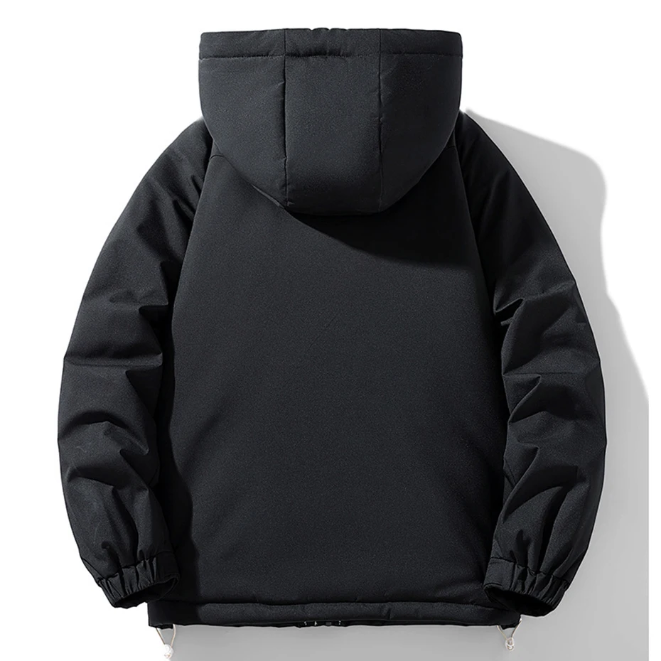 Мужская зимняя куртка с капюшоном размеры до 8XL