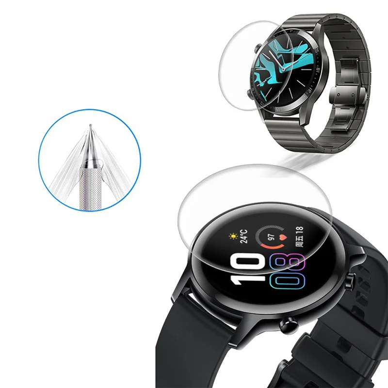 Мягкая Гидрогелевая защитная пленка из ТПУ для Huawei Watch GT3 1-3 шт. ультратонкая