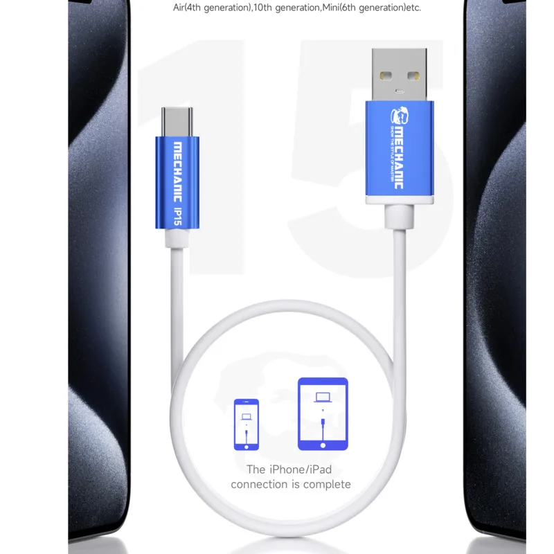 Кабель для передачи данных/зарядки/передачи данных MECHANIC IP15 Apple Brush