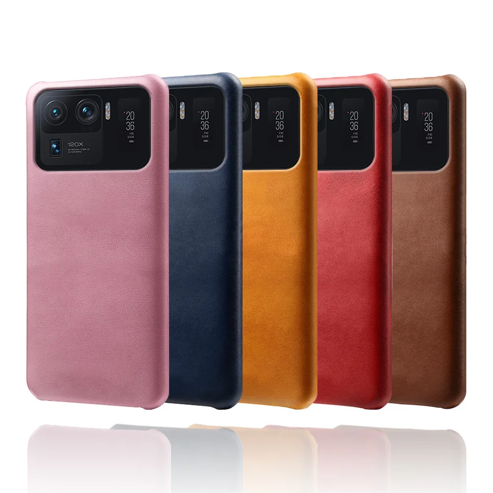 

Leather Case For Xiaomi 11 Ultra Half-Coverage Phone Cover For Xiaomi11 Ultra PC PU Protective Shell Xiao mi11 Case for Cover
