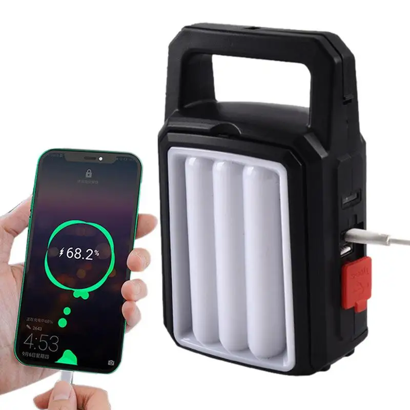 

LED Camping Lights 4 Gears Adjustable Waterproof Rechargeable Lights Long Distance Lighting Outdoor Hand Lights Portable Tent