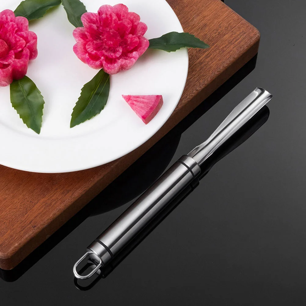 Нержавеющая сталь инструменты для резьбы по фруктам и овощам вырезанные DIY